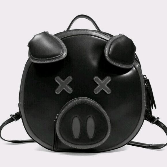 Jeffree Star Handbags - Jeffree Star x Shane Pig Piggy Backpack Black